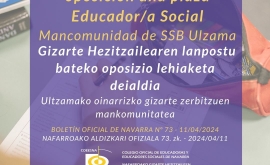 Convocatoria concurso-oposicion Educador/a Social